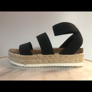 Black espadrilles
